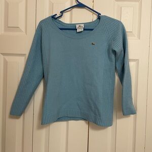 Lacoste Sky Blue Knit Top